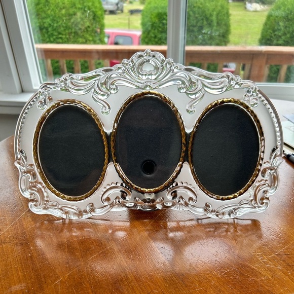 Mikasa Princess Triple Oval Crystal Photo frame - new or like new- - Picture 9 of 9